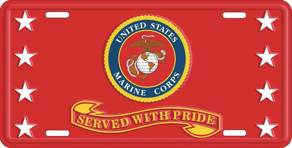 Marines License Plate - The Flag Lady