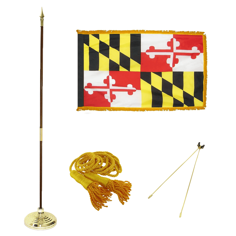 Maryland Indoor Mounted Sets - The Flag Lady