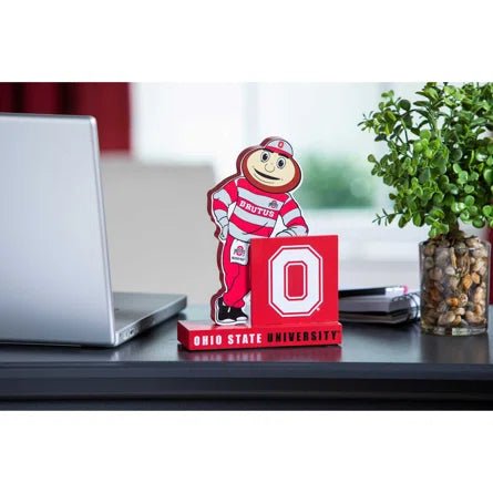 Mascot Statue w/ Logo - Ohio State University - The Flag Lady