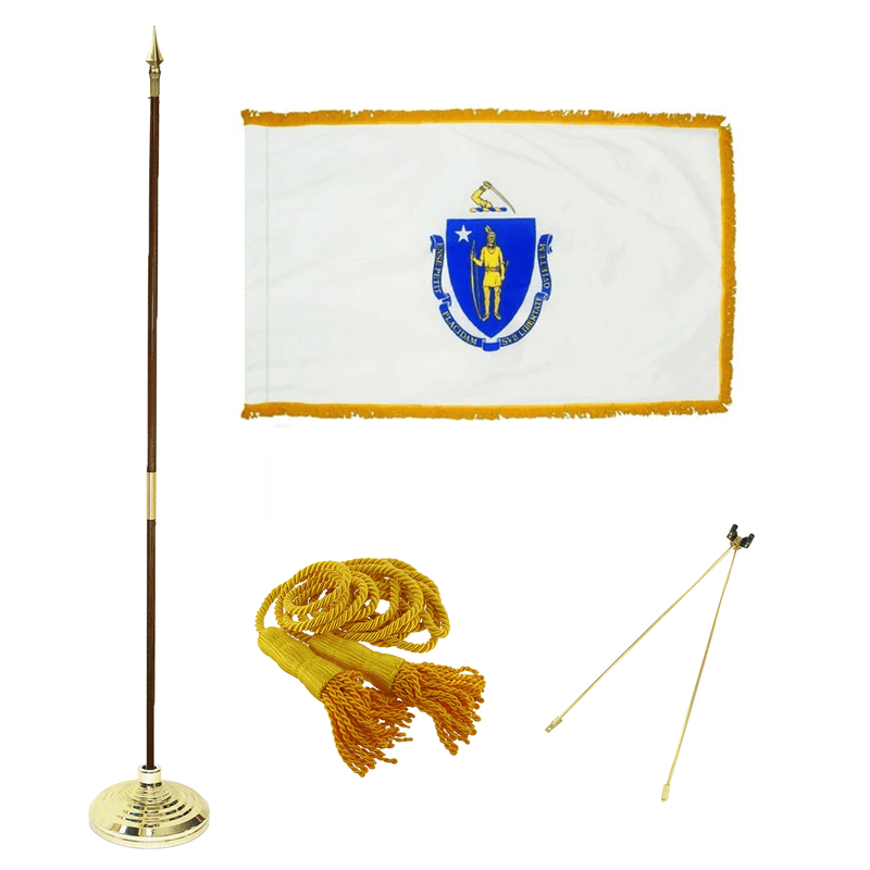 Massachusetts Indoor Mounted Sets - The Flag Lady