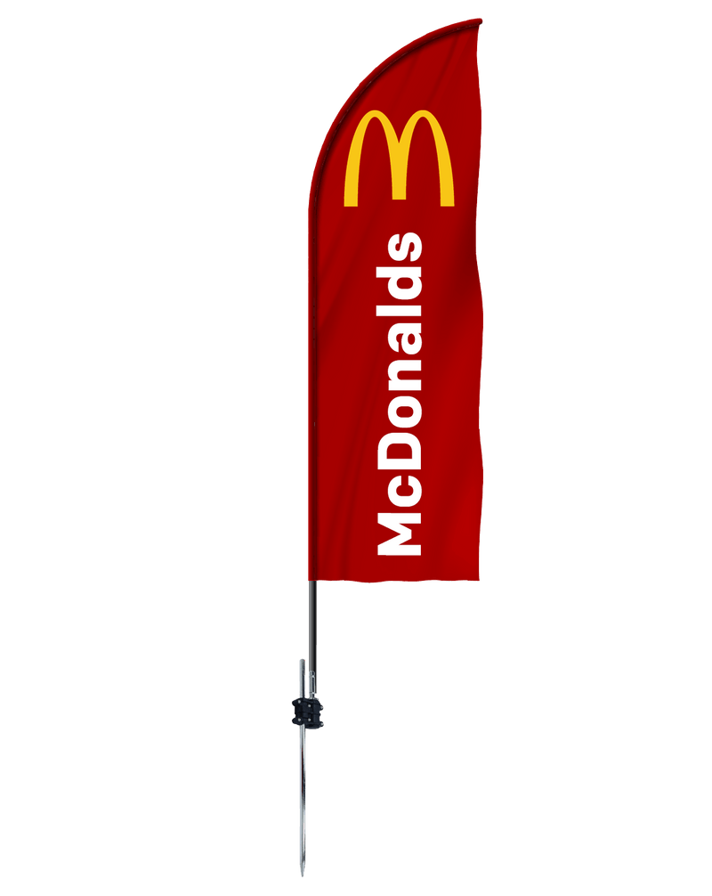 McDonald's Feather Flag - The Flag Lady