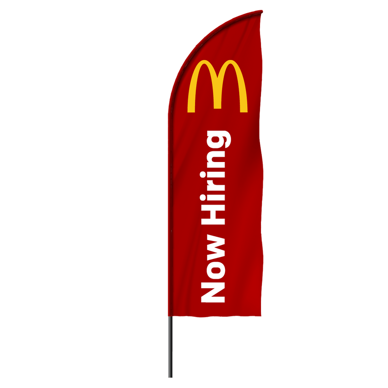 McDonald's "Now Hiring" Feather - The Flag Lady