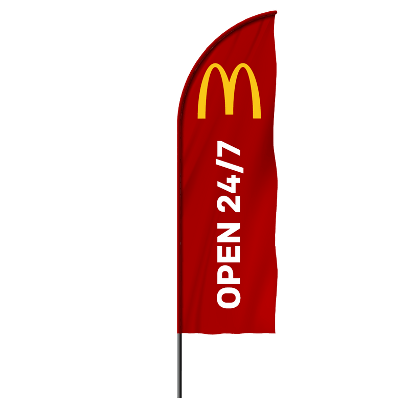 McDonald's "Open 24/7" Feather - The Flag Lady