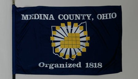 Medina County Ohio Flag - 3x5 Feet - The Flag Lady