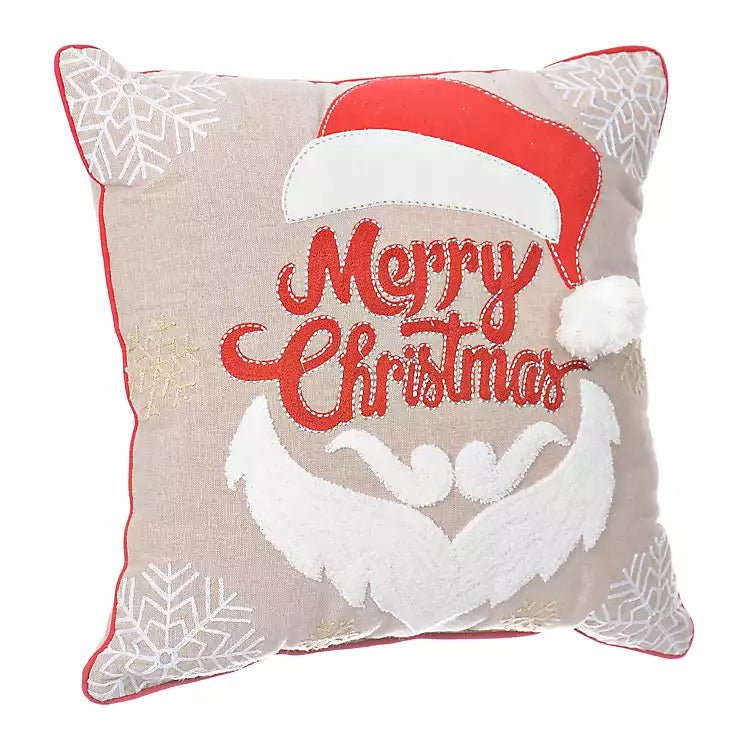 Merry Christmas Santa Pillow - The Flag Lady