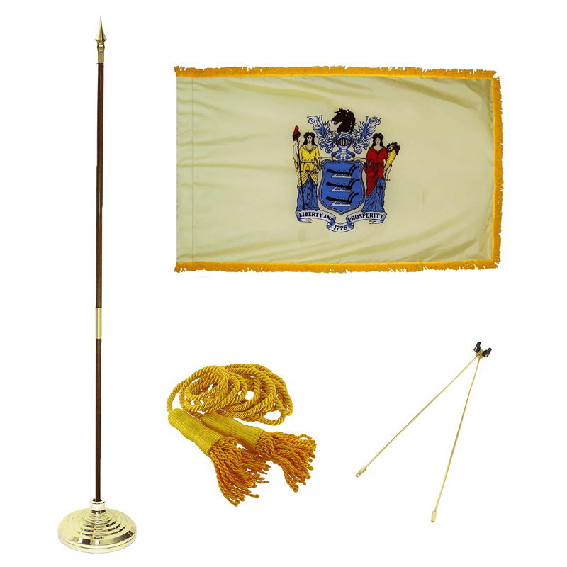 New Jersey Indoor Mounted Sets - The Flag Lady