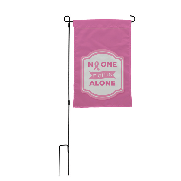 No One Fights Alone Garden Flag - The Flag Lady