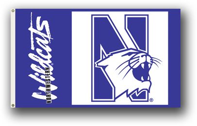 Northwestern Wildcats 3x5' Premium Flag - The Flag Lady