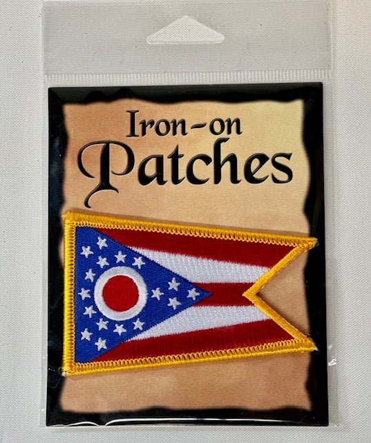 Ohio Flag Iron - on Patch - The Flag Lady