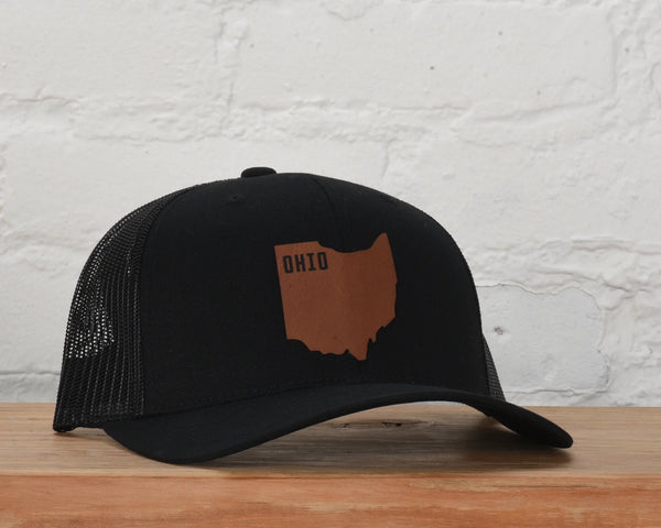 Ohio Snapback Hat Black - The Flag Lady