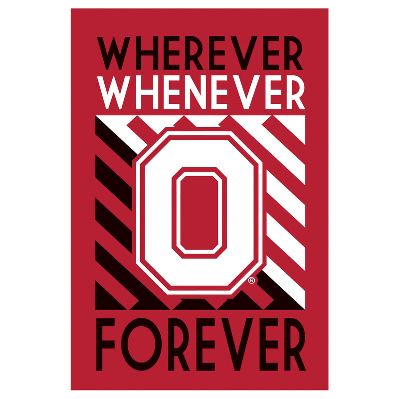 Ohio State Buckeye Forever Fan Flag - The Flag Lady