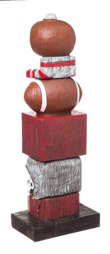 Ohio State Buckeye Tiki Totem - The Flag Lady