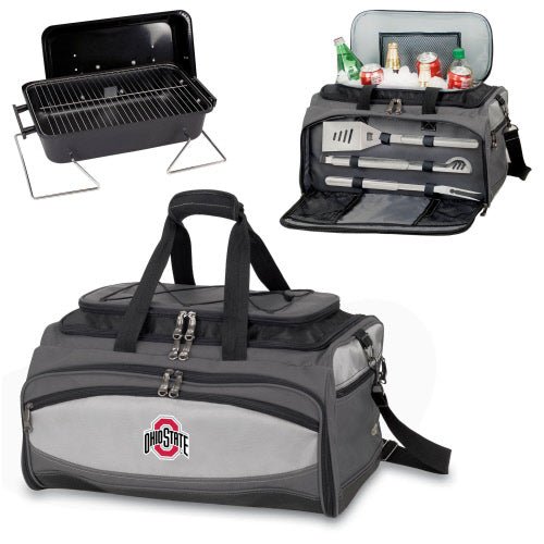 Ohio State Buckeyes - Buccaneer Portable Charcoal Grill & Cooler Tote - The Flag Lady