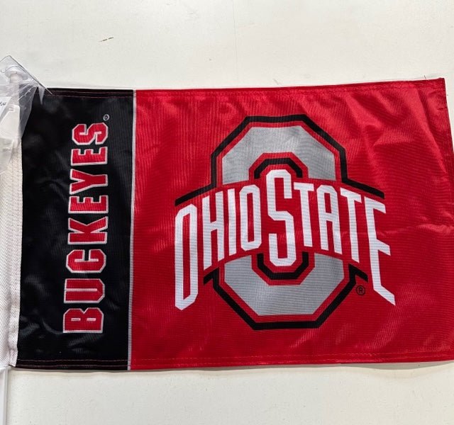 Ohio State Buckeyes Car Flag - The Flag Lady