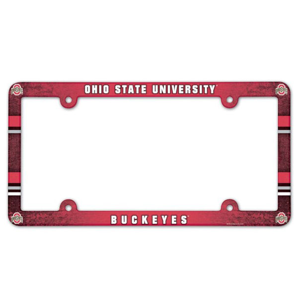 Ohio State Buckeyes Full Color License Plate Frame - The Flag Lady