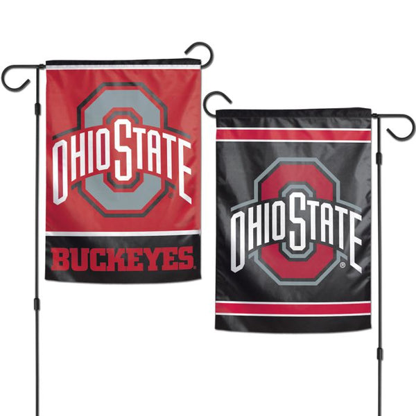 Ohio State Buckeyes Garden Flags 2 sided 12.5" x 18" - The Flag Lady