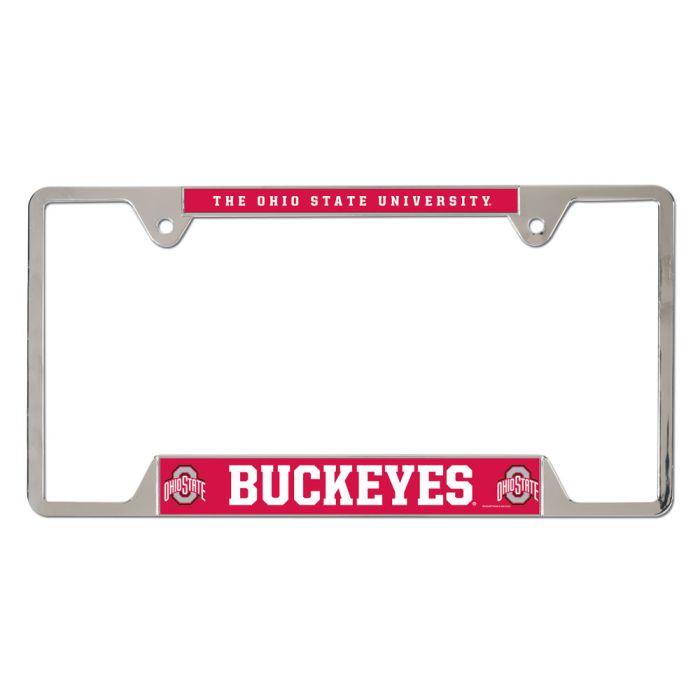 Ohio State Buckeyes License Plate Frame - The Flag Lady