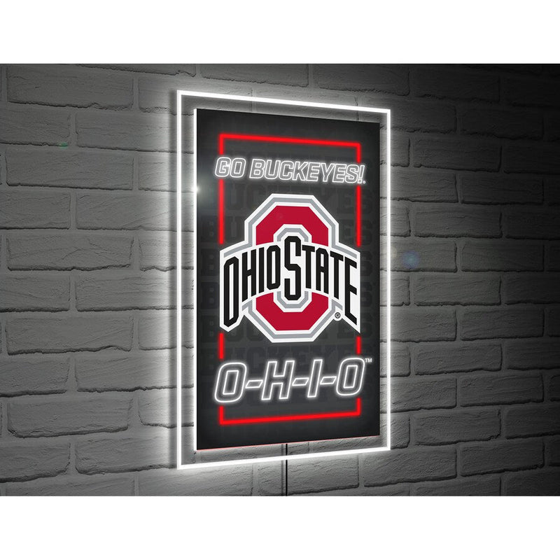 Ohio State Buckeyes Neolite LED Rectangle - The Flag Lady