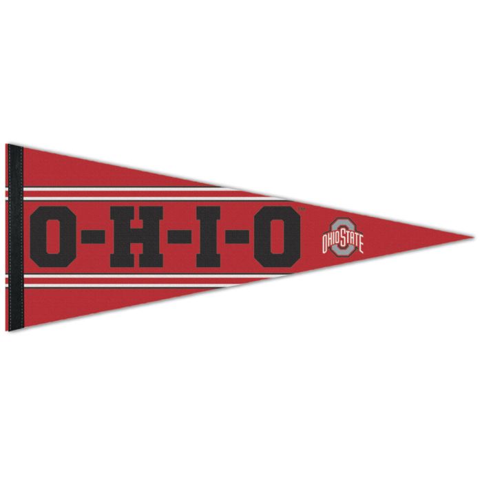 Ohio State Buckeyes O - H - I - O Pennant 12"x30" - The Flag Lady