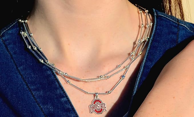 Ohio State Buckeyes Stella Necklace - The Flag Lady