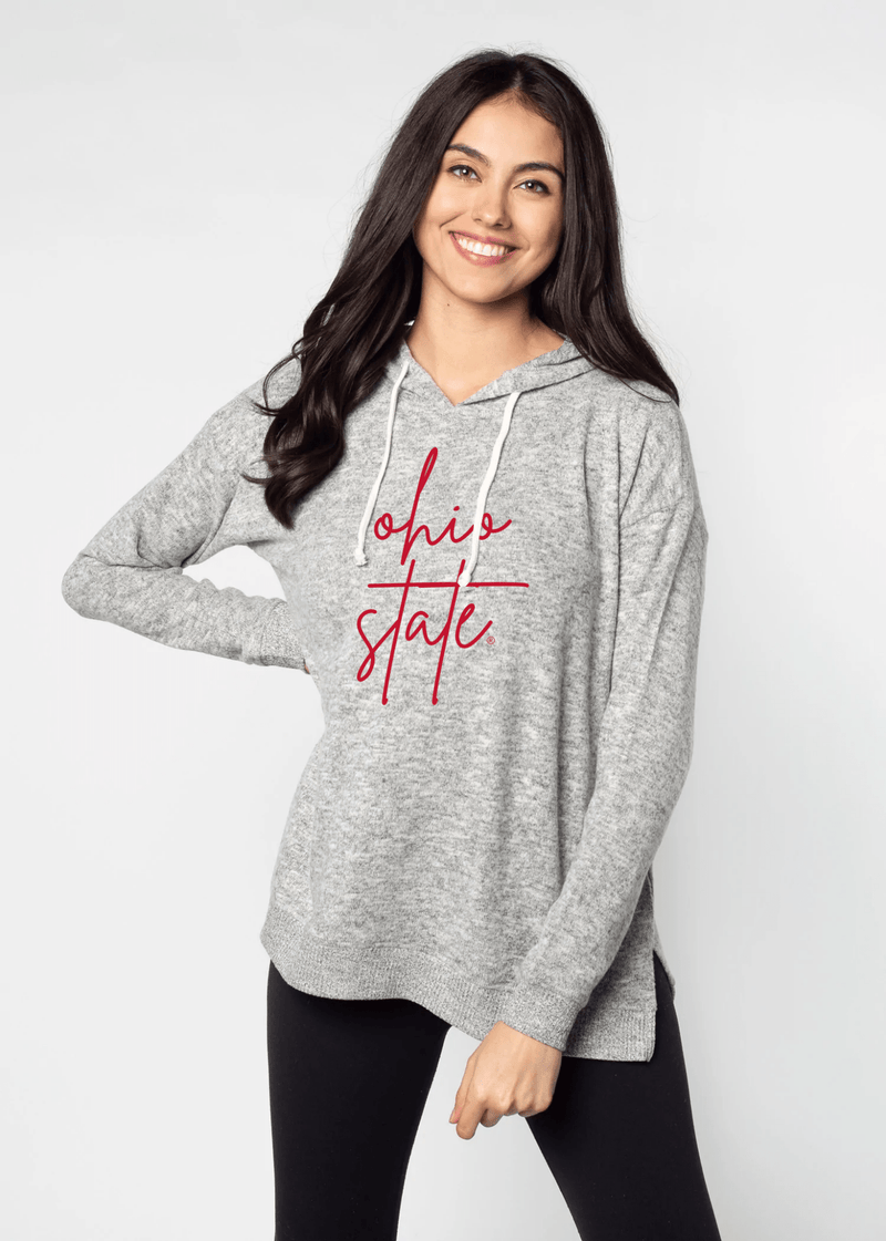 Ohio State Cozy Tunic Hoodie - Flag Lady Exclusive - The Flag Lady