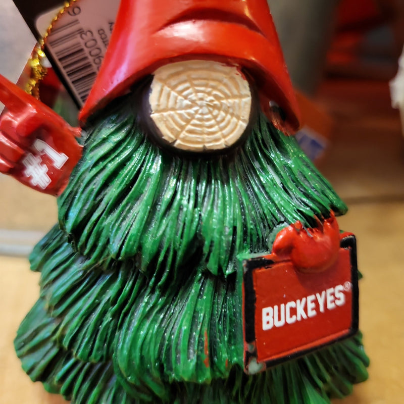 Ohio State University Resin Gnome Ornaments - The Flag Lady