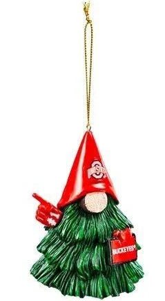 Ohio State University Resin Gnome Ornaments - The Flag Lady