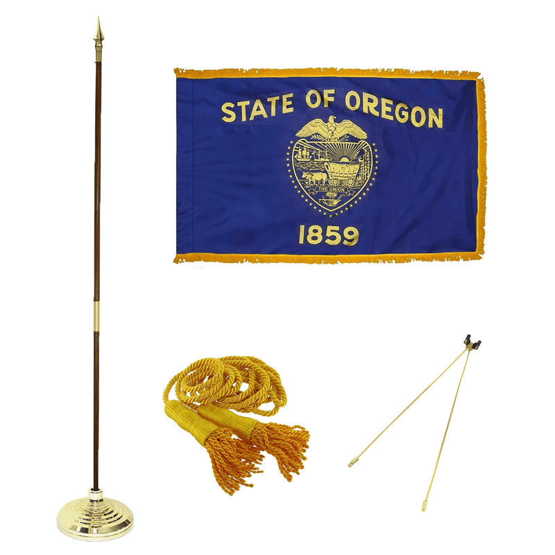 Oregon Indoor Mounted Sets - The Flag Lady