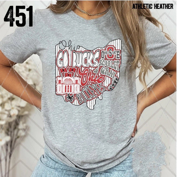 OSU Buckeyes College Tee - Alumni - The Flag Lady