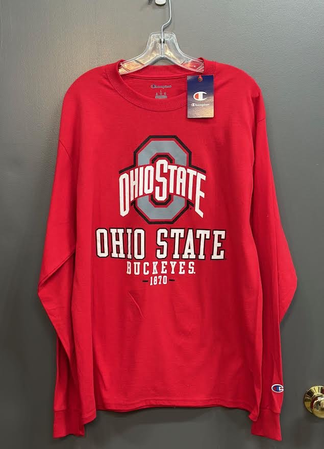 OSU Long Sleeve Red Champion Brand - The Flag Lady