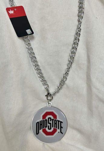 OSU Ohio State University Buckeyes Fan Chain Necklace - The Flag Lady