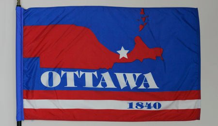 Ottawa County Ohio Flag - 3x5 Feet - The Flag Lady