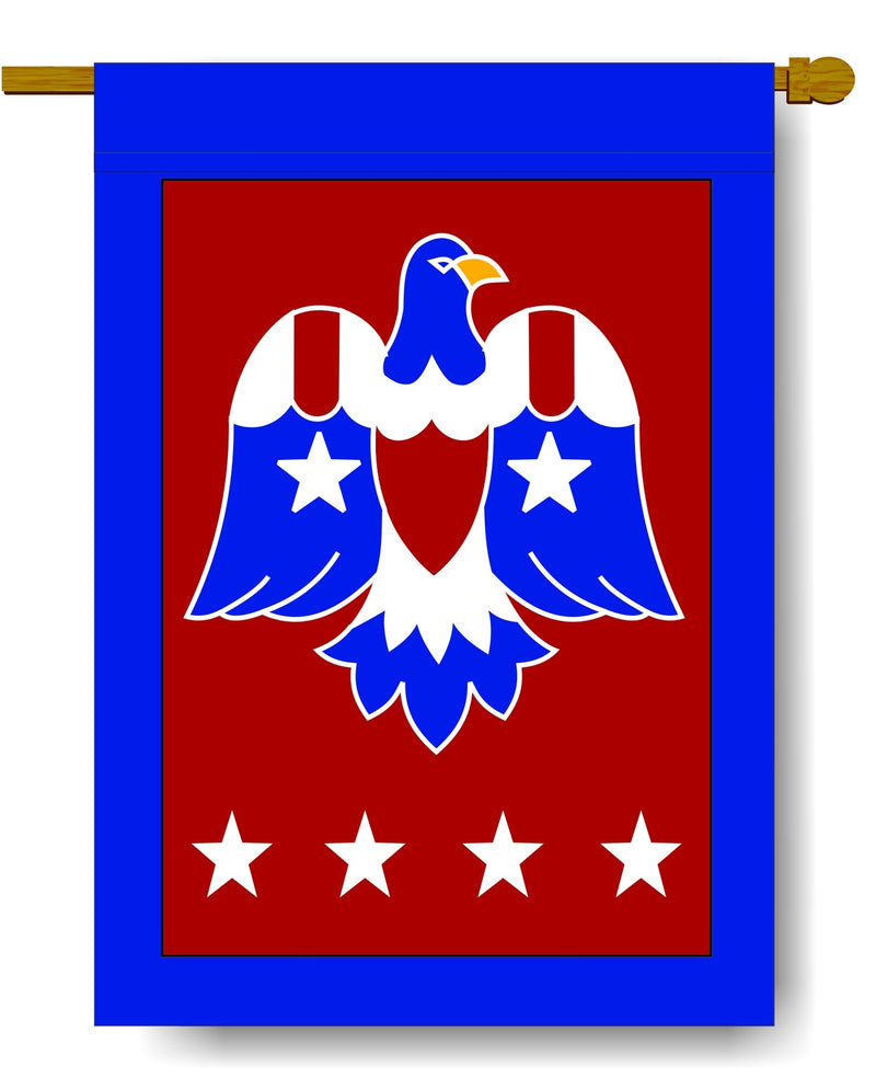 Patriotic Eagle Banner Flag 28 x 40 inch Patriotic - The Flag Lady