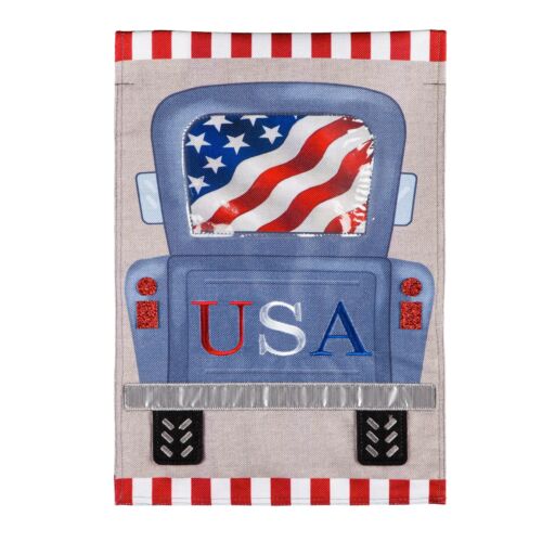 Patriotic Truck Banner (28" wide x 44" long) - The Flag Lady