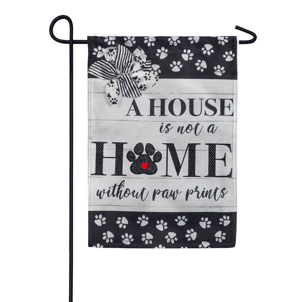 Paw Print Garden Flag - The Flag Lady