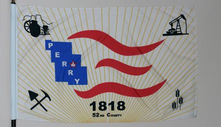 Perry County Ohio Flag - 3x5 Feet - The Flag Lady