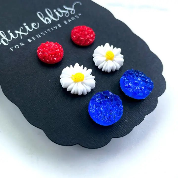 Pollyanna Earrings by Dixie Bliss - The Flag Lady