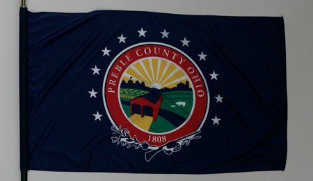 Preble County Ohio Flag - 3x5 Feet - The Flag Lady