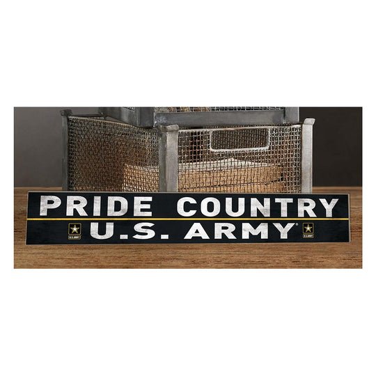 Pride Country US Army Weathered Wood Sign - The Flag Lady