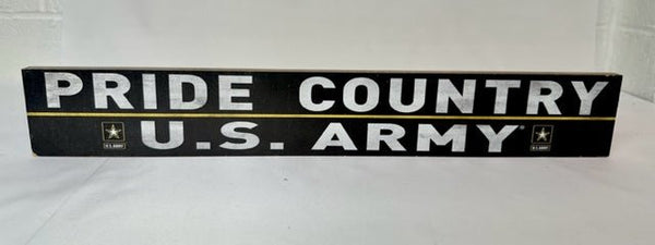 Pride Country US Army Wooden Plaque - The Flag Lady