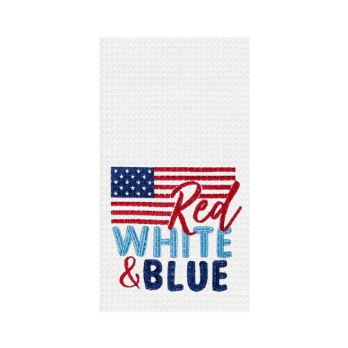 Red White and Blue Flag Towel - The Flag Lady