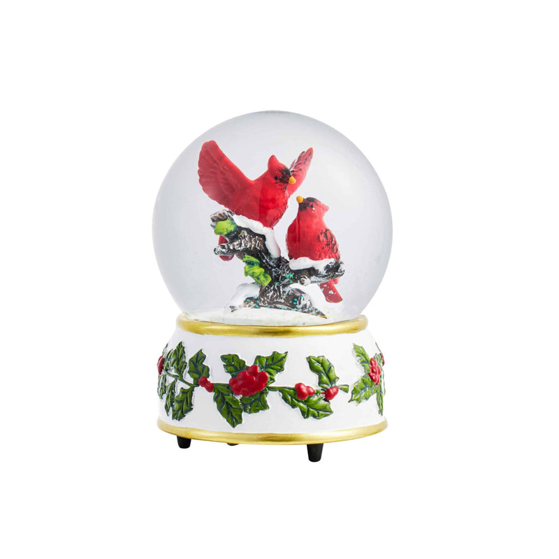 Resin Cardinal Water Globe (5.75) - The Flag Lady