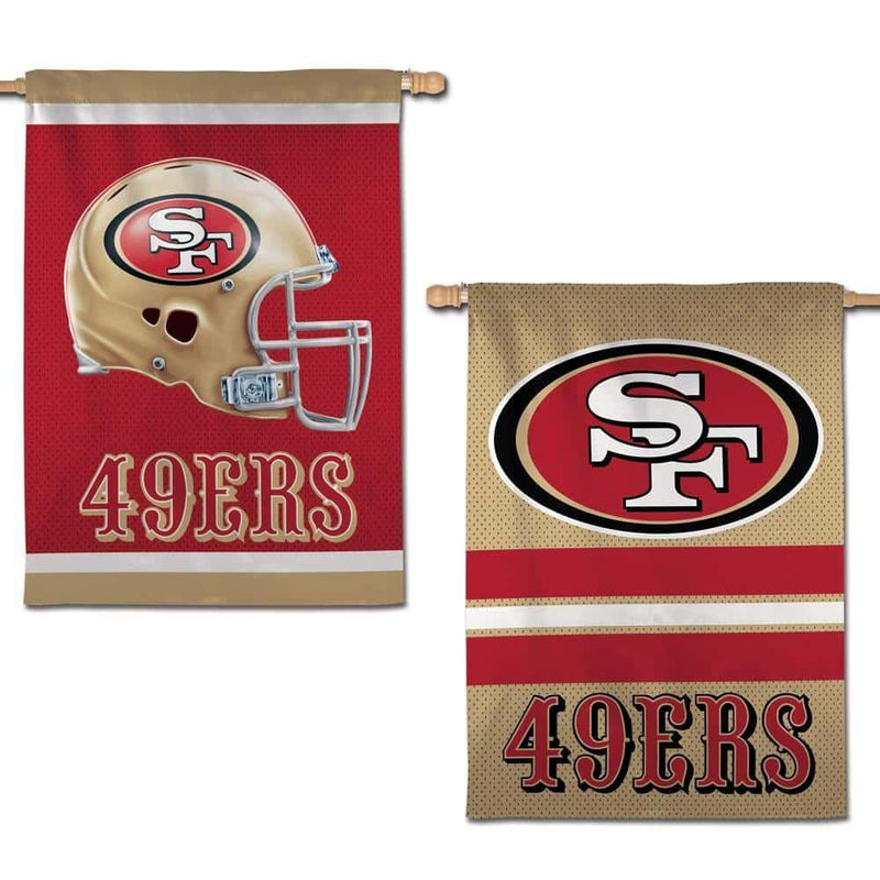 San Francisco 49ers Premium 2 - sided Vertical Flag - The Flag Lady