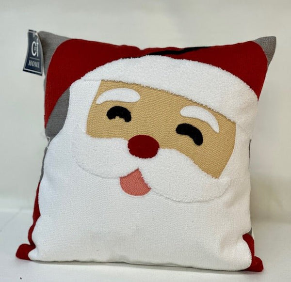 Santa Face Pillow - The Flag Lady