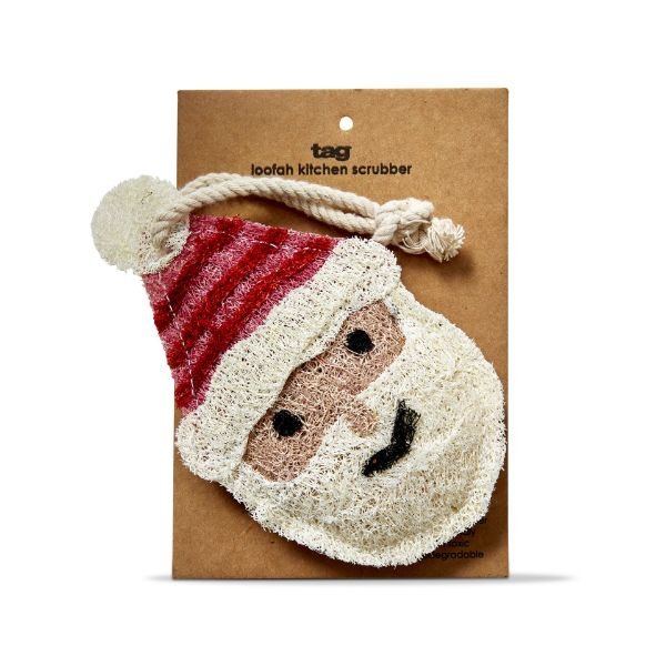 Santa Loofah Scrubber - The Flag Lady