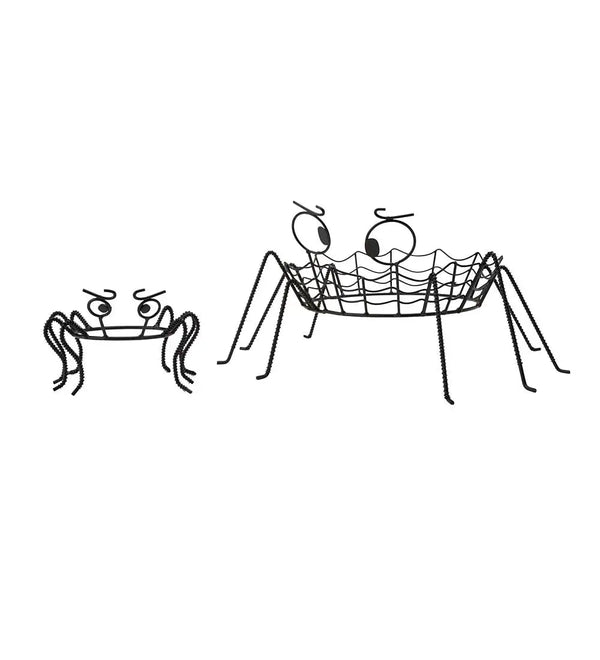 Spooky Spider Pumpkin Holders, set of 2 - The Flag Lady