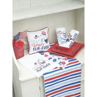 Stars and Stripes Cat Towel - The Flag Lady