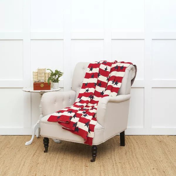 Stars and Stripes Throw - The Flag Lady