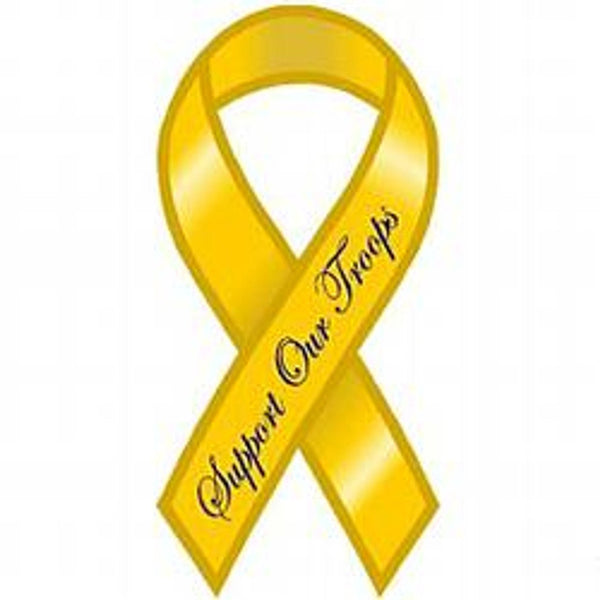 "Support Our Troops" Yellow Ribbon Magnet - The Flag Lady