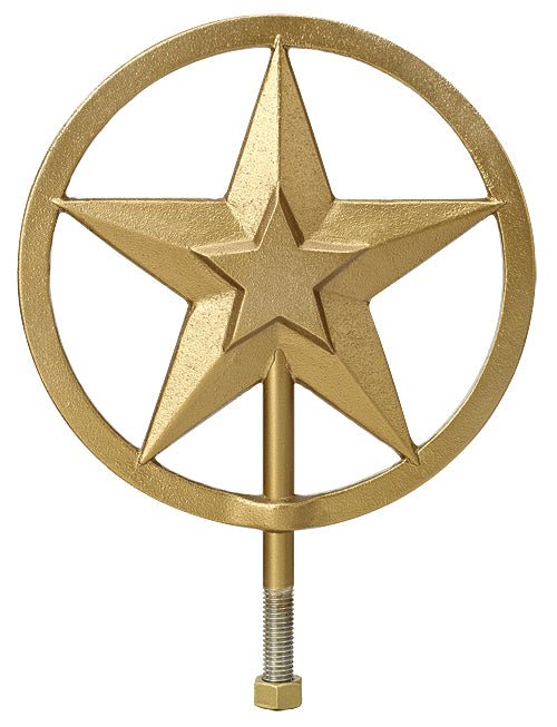 Texas Star Flagpole Finial - The Flag Lady